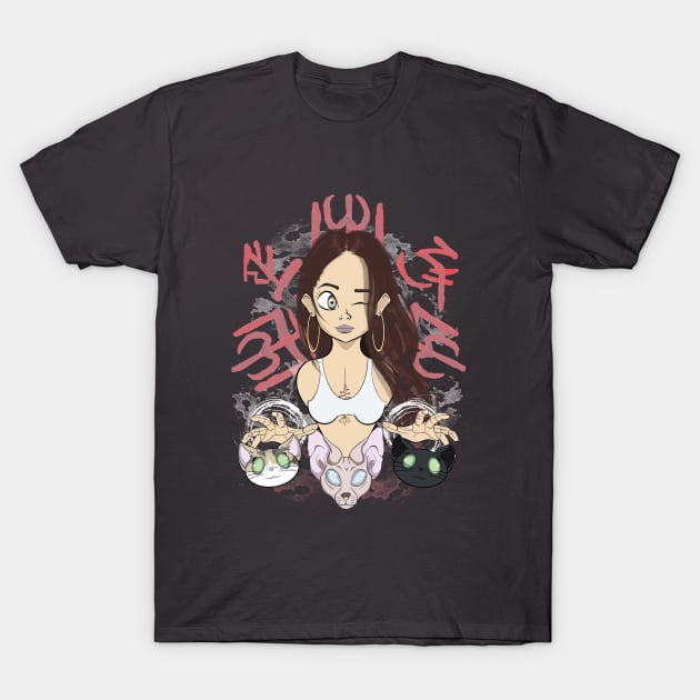Mother of cats T-Shirt by marko0z